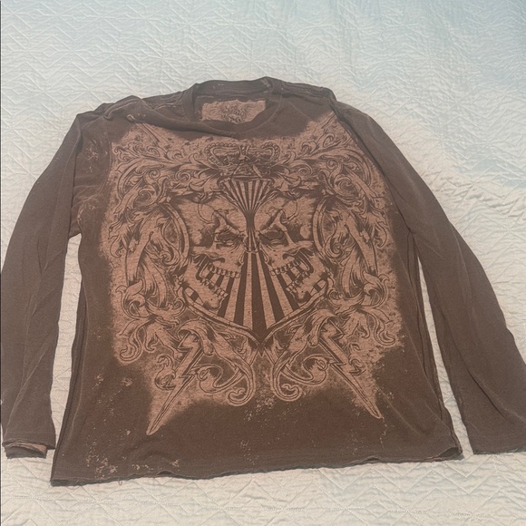 vintage XG | Shirts | Vintage Xg Grey Graphic Long Sleeve Mens